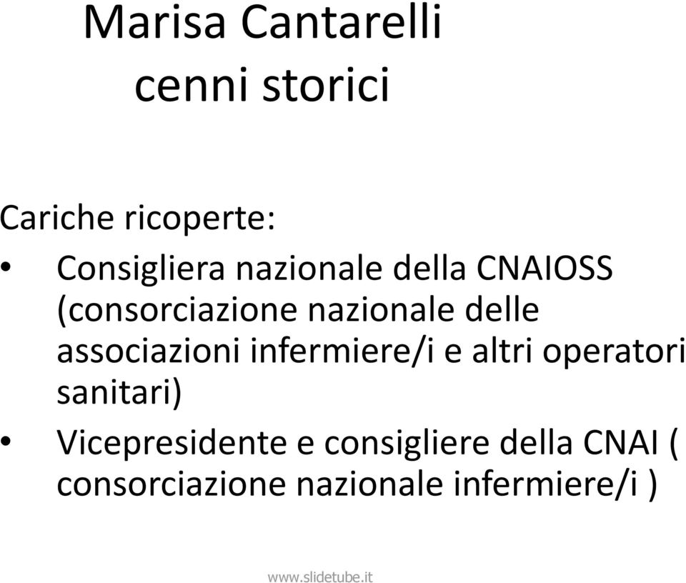 infermiere/i e altri operatori sanitari) Vicepresidente e