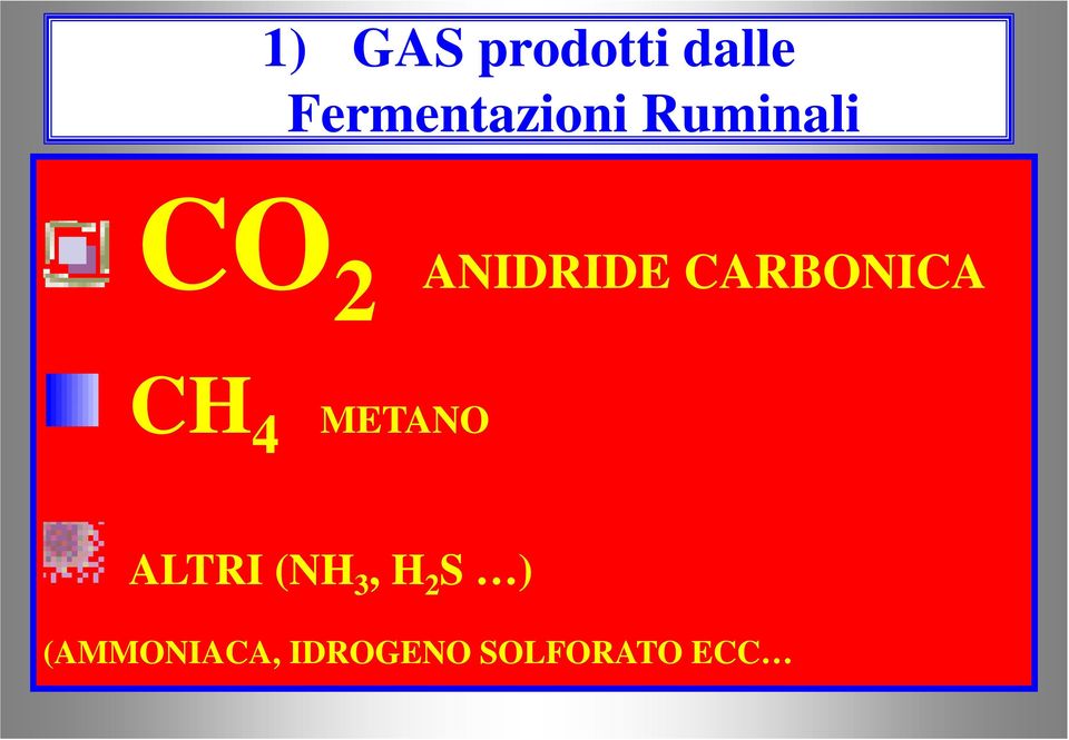 ANIDRIDE CARBONICA ALTRI (NH 3, H 2