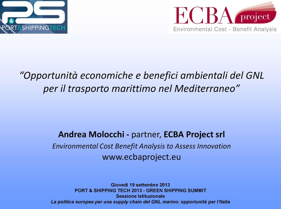 Innovation www.ecbaproject.