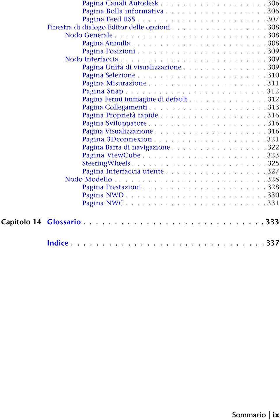 .............. 309 Pagina Selezione....................... 310 Pagina Misurazione..................... 311 Pagina Snap......................... 312 Pagina Fermi immagine di default.