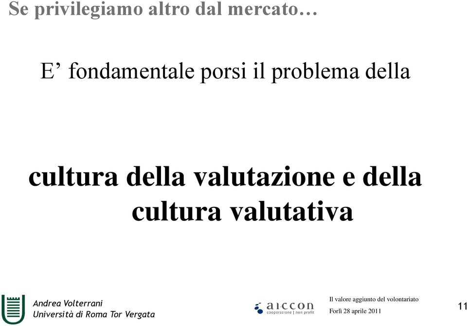 problema della cultura della