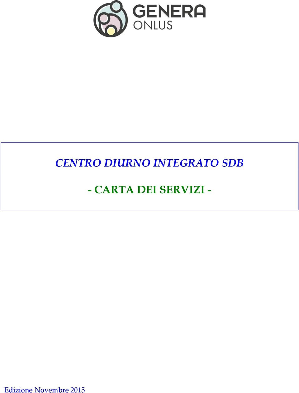 CARTA DEI SERVIZI