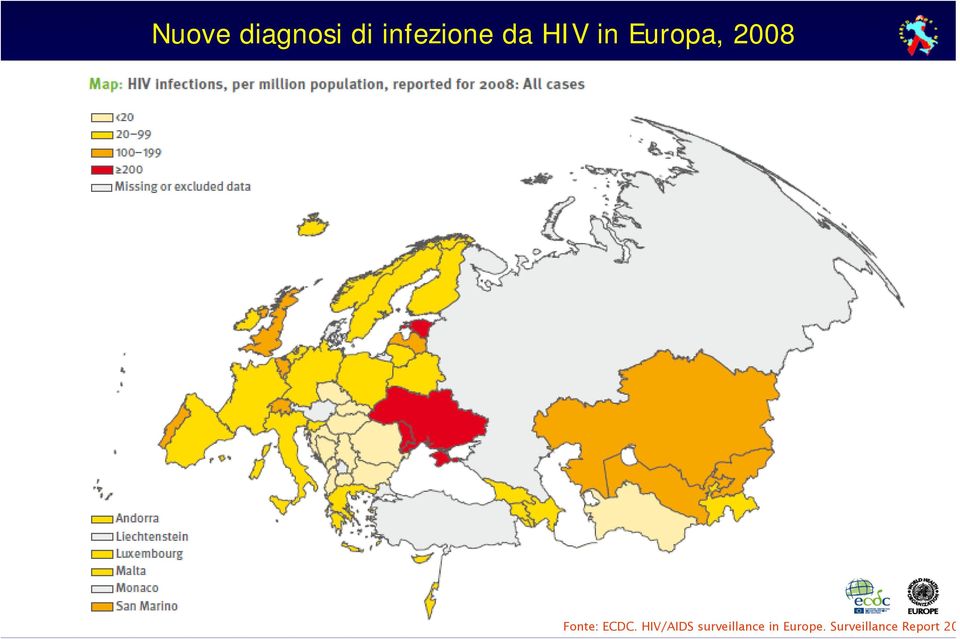 ECDC. HIV/AIDS surveillance