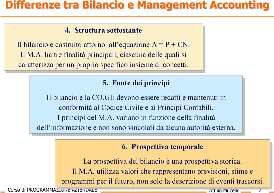 variano in in funzione della della finalità dell informazione e non non sono sono vincolati da da alcuna autorità esterna. 6.