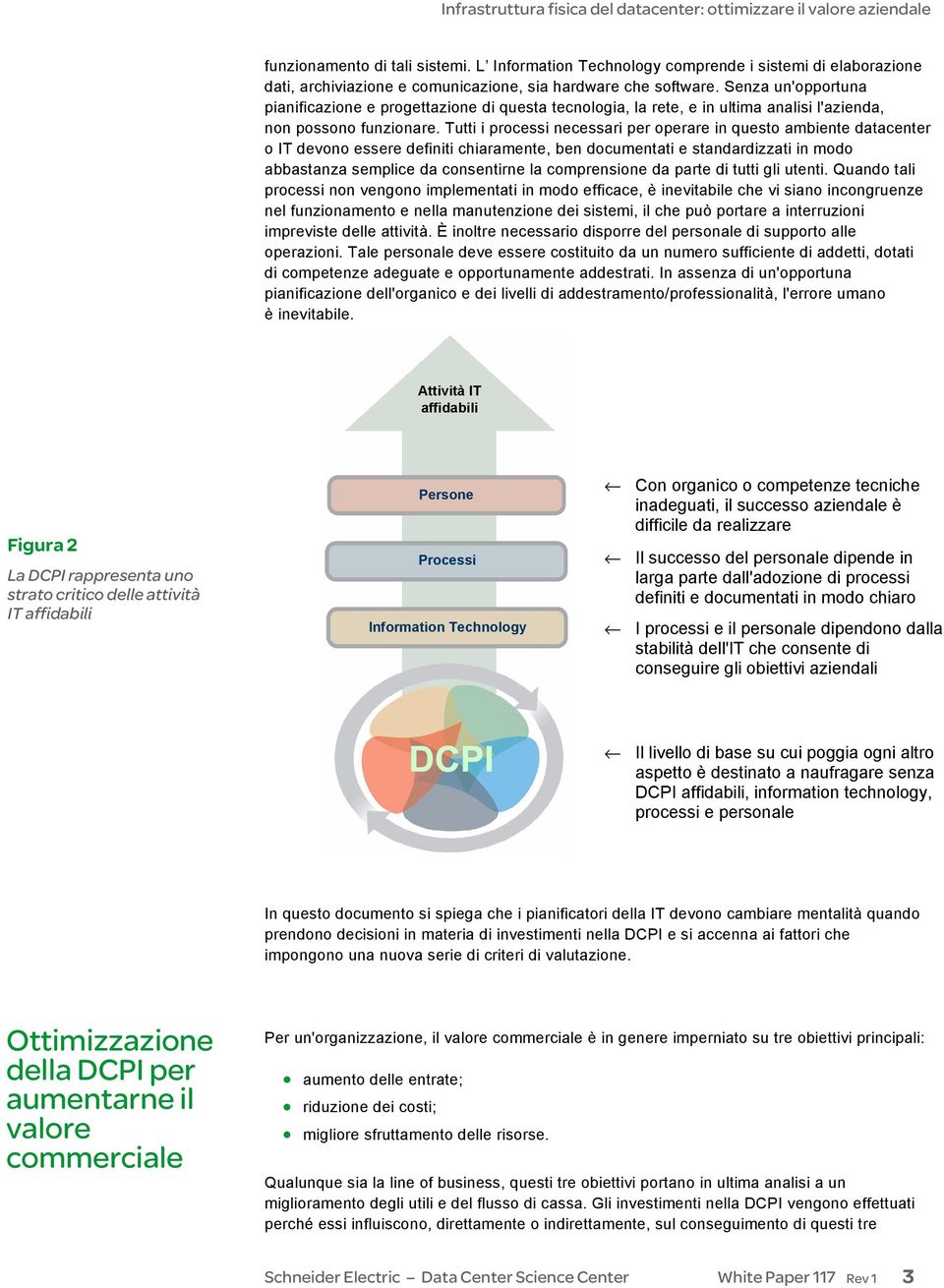 Tutti i processi necessari per operare in questo ambiente datacenter o IT devono essere definiti chiaramente, ben documentati e standardizzati in modo abbastanza semplice da consentirne la