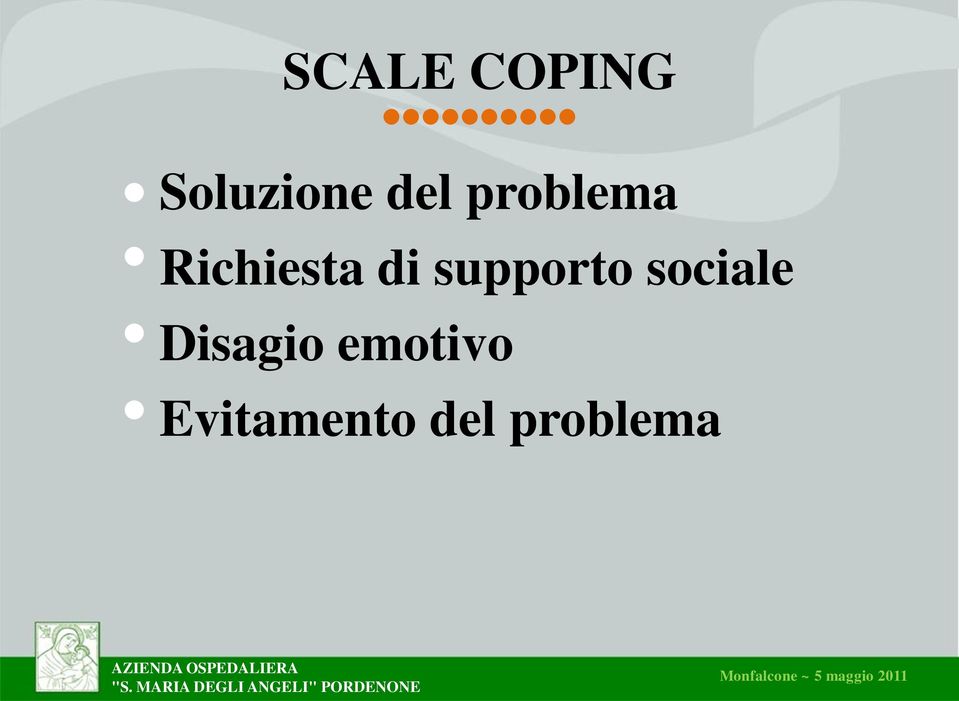 supporto sociale Disagio