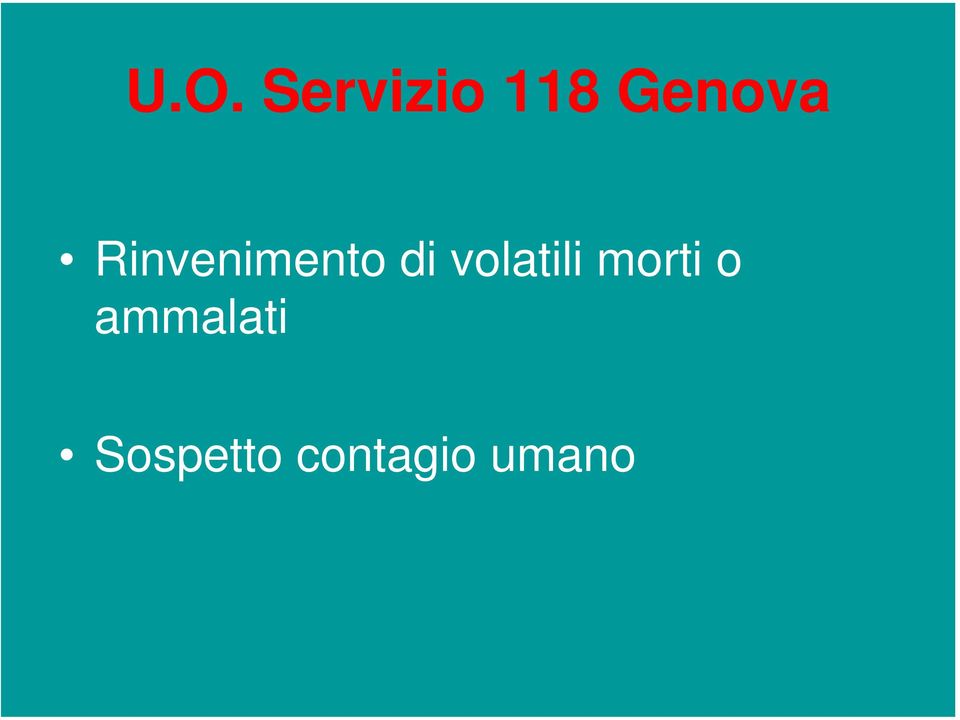 volatili morti o