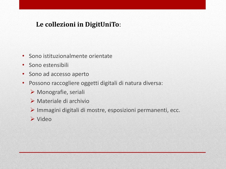 oggetti digitali di natura diversa: Monografie, seriali Materiale