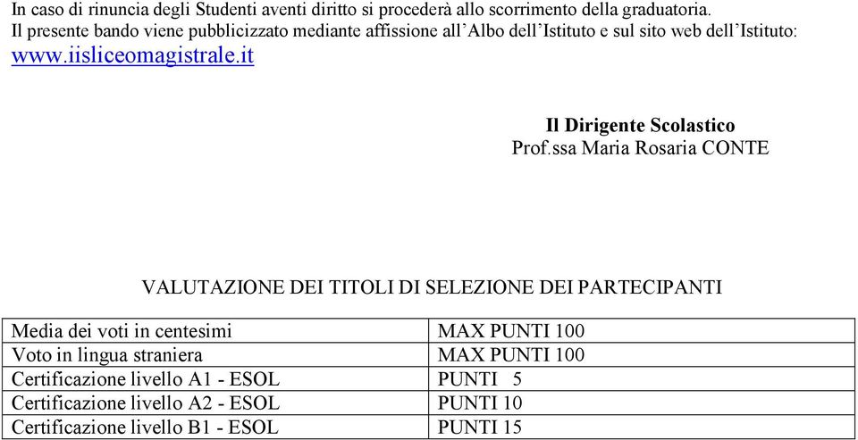 it Il Dirigente Scolastico Prof.