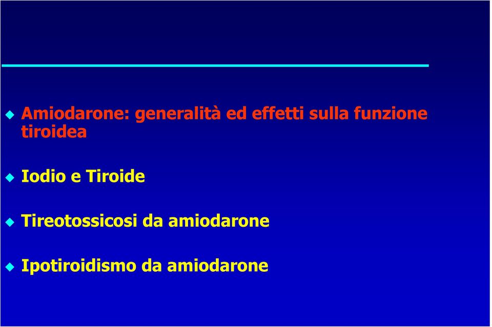 Iodio e Tiroide Tireotossicosi