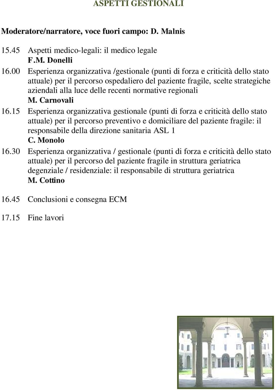 normative regionali M. Carnovali 16.