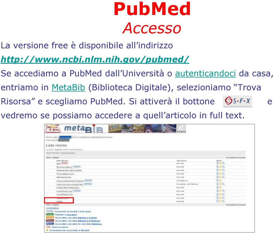 entriamo in MetaBib (Biblioteca Digitale), selezioniamo Trova Risorsa e scegliamo