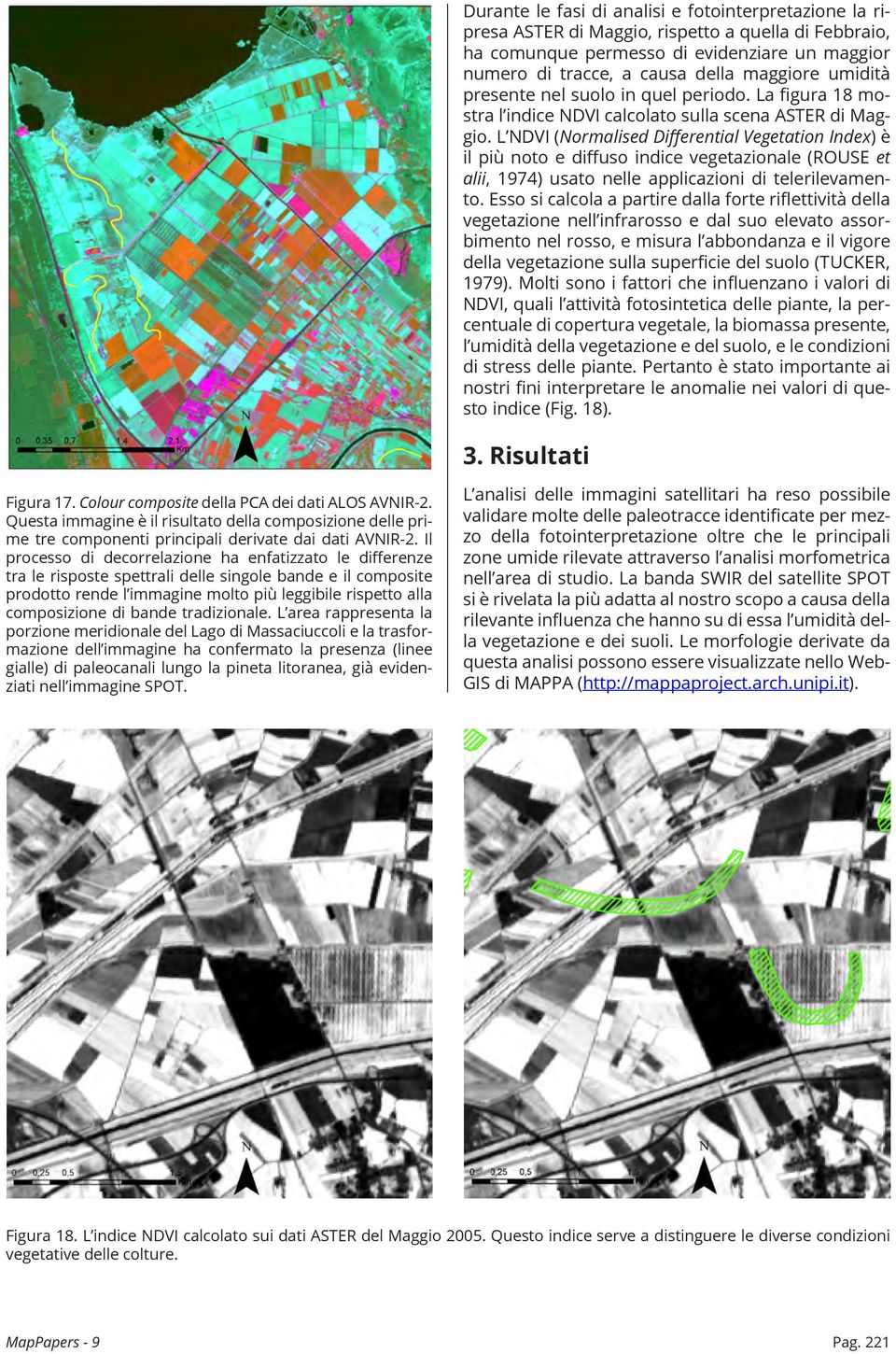 L NDVI (Normalised Differential Vegetation Index) è il più noto e diffuso indice vegetazionale (ROUSE et alii, 1974) usato nelle applicazioni di telerilevamento.