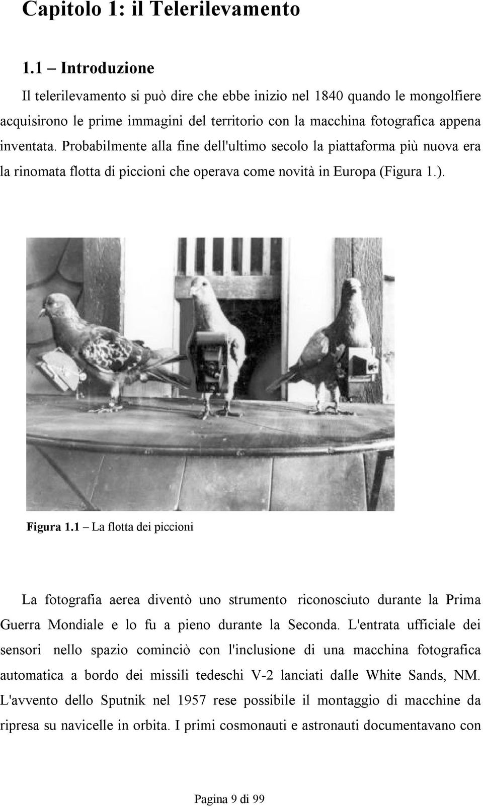 Probabilmente alla fine dell'ultimo secolo la piattaforma più nuova era la rinomata flotta di piccioni che operava come novità in Europa (Figura 1.). Figura 1.