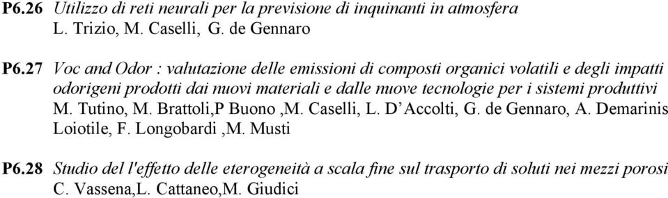 dalle nuove tecnologie per i sistemi produttivi M. Tutino, M. Brattoli,P Buono,M. Caselli, L. D Accolti, G. de Gennaro, A.