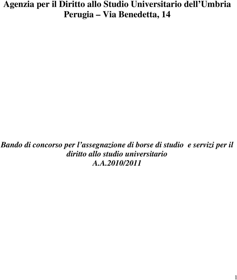 concorso per l assegnazione di borse di studio e