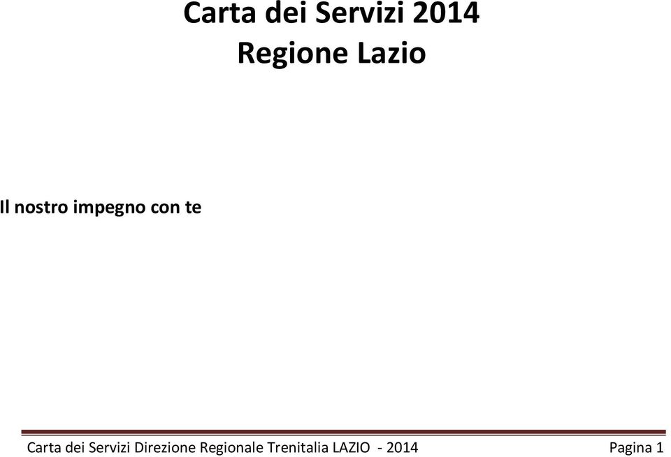 Carta dei Servizi Direzione