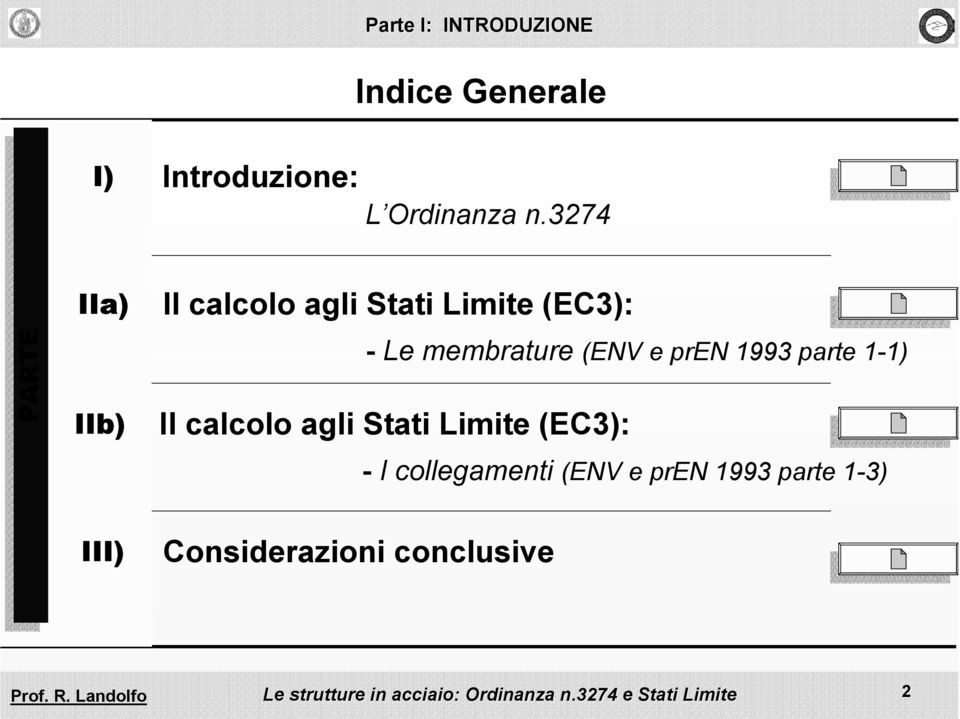 1993 parte 1-1) Il calcolo agli Stati Limite (EC3): - I collegamenti (EV e pre