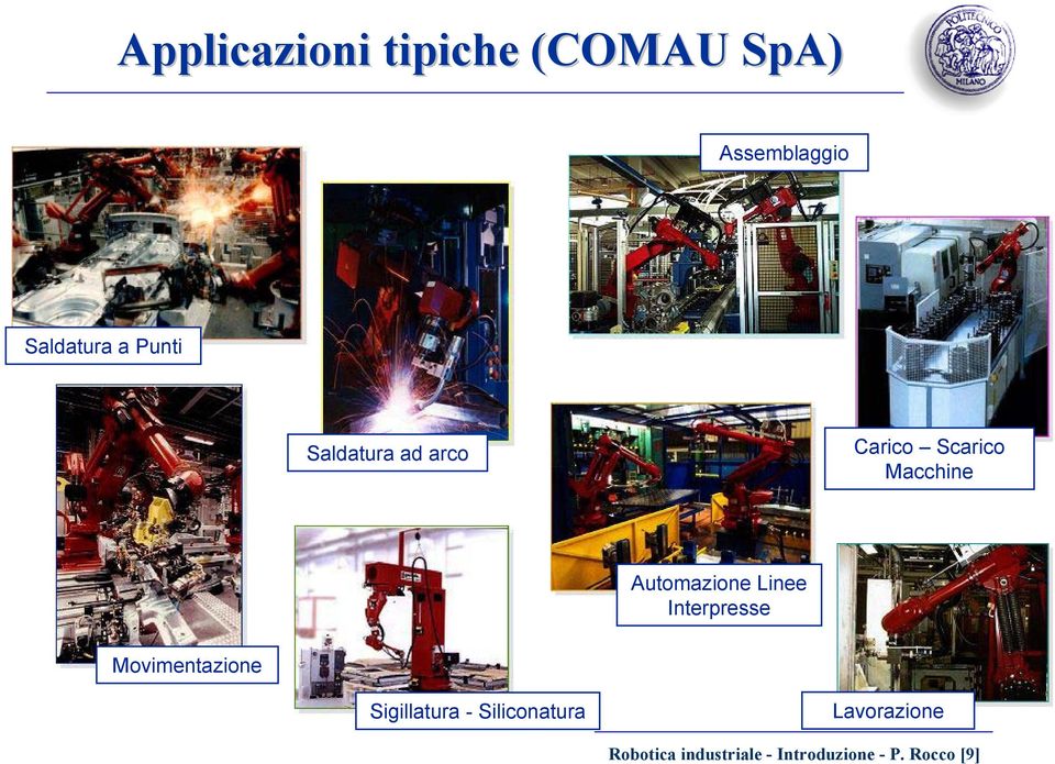 Linee Interpresse Movimentazione Sigillatura - Siliconatura