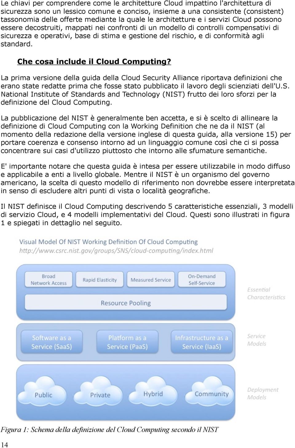 di conformità agli standard. Che cosa include il Cloud Computing?