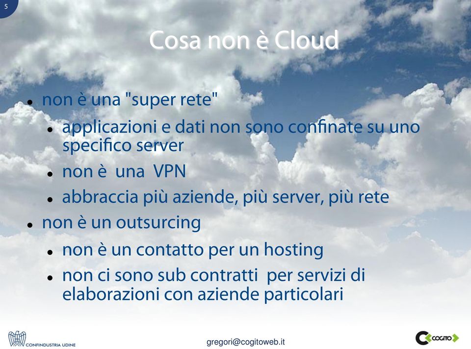 più server, più rete non è un outsurcing non è un contatto per un hosting