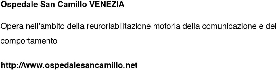 motoria della comunicazione e del