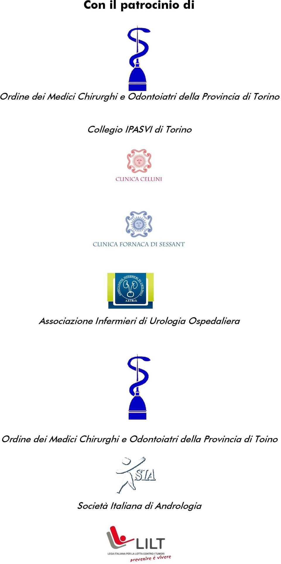 Infermieri di Urologia Ospedaliera Ordine dei Medici Chirurghi e