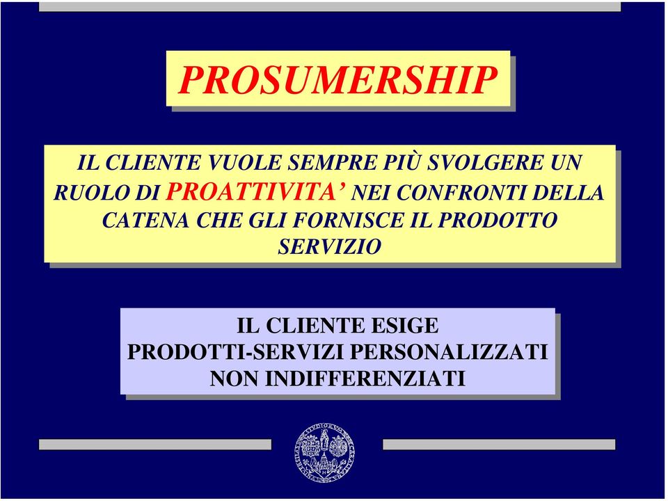 CHE GLI FORNISCE IL IL PRODOTTO SERVIZIO IL IL CLIENTE