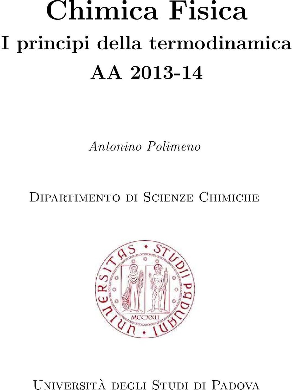 Polimeno Dipartimento di Scienze