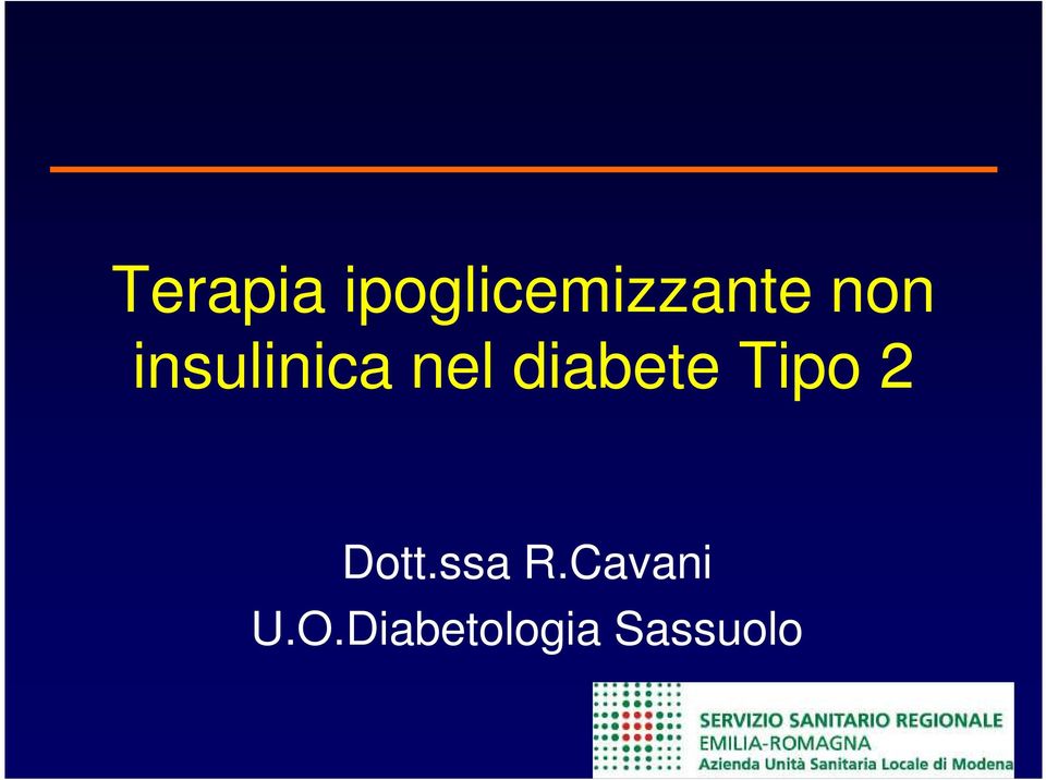 diabete Tipo 2 Dott.ssa R.