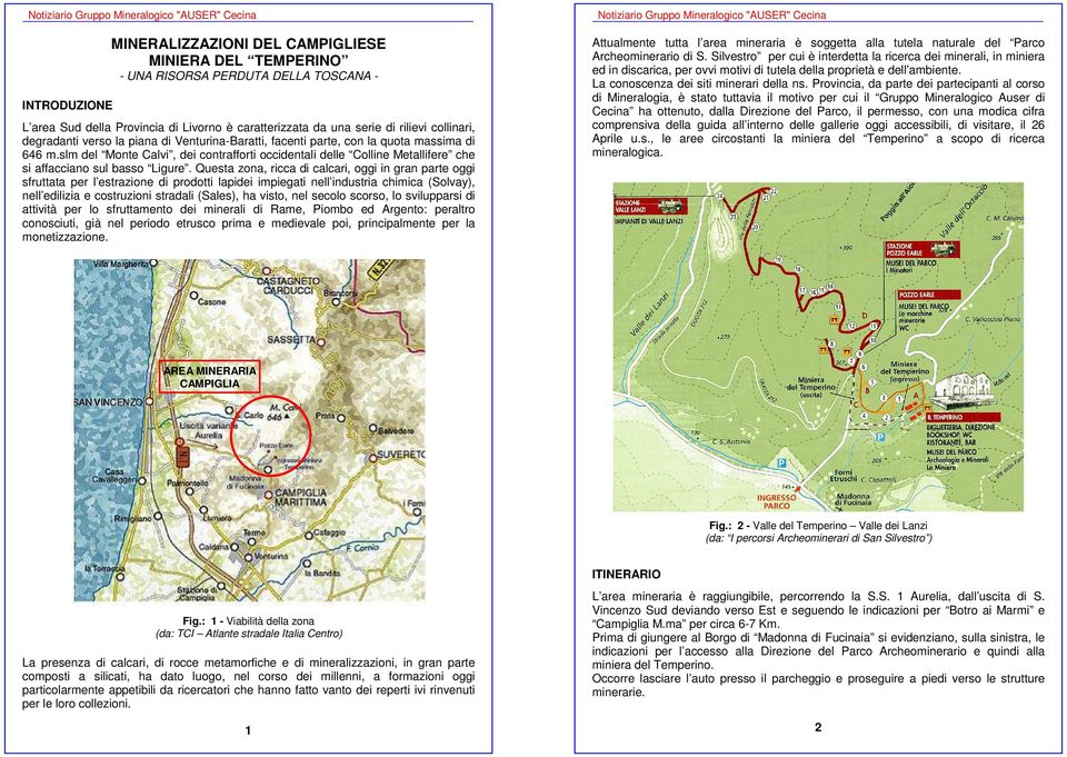 slm del Monte Calvi, dei contrafforti occidentali delle Colline Metallifere che si affacciano sul basso Ligure.