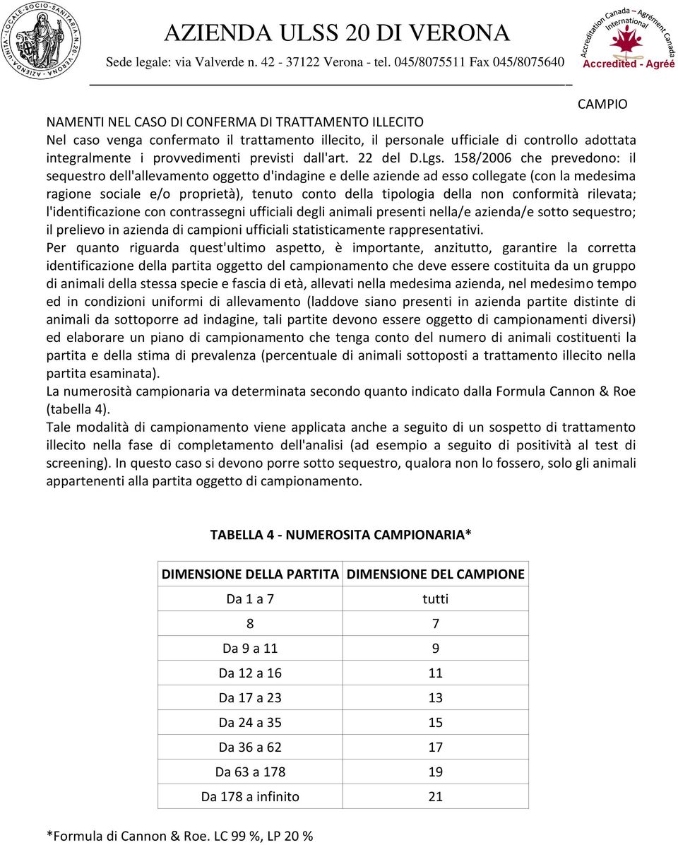 158/2006 che prevedono: il sequestro dell'allevamento oggetto d'indagine e delle aziende ad esso collegate (con la medesima ragione sociale e/o proprietà), tenuto conto della tipologia della non