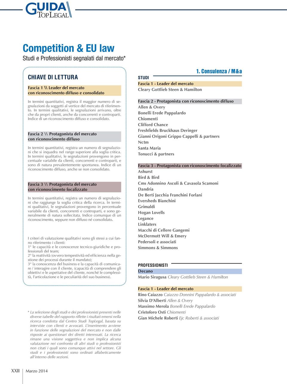 Indice di un riconoscimento diffuso e consolidato.