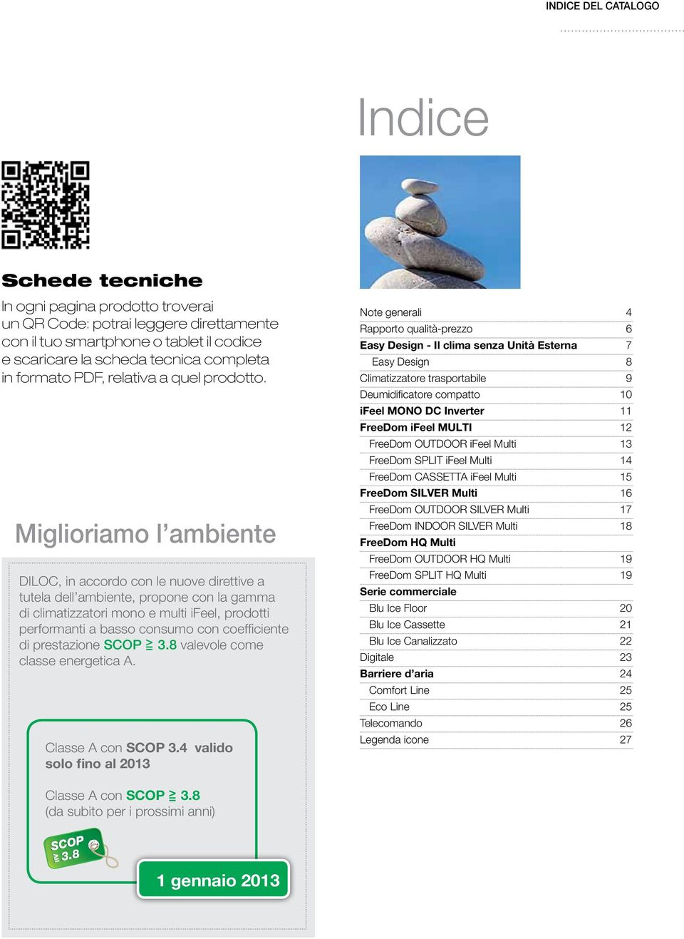 Miglioriamo l ambiente DILOC, in accordo con le nuove direttive a tutela dell ambiente, propone con la gaa di climatizzatori mono e multi ifeel, prodotti performanti a basso consumo con coefficiente