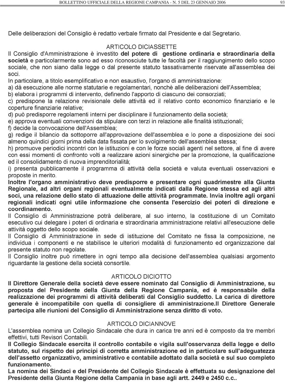 REGIONE CAMPANIA -