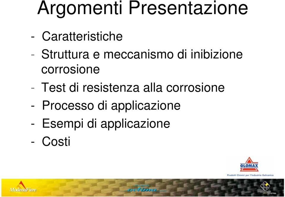 corrosione - Test di resistenza alla