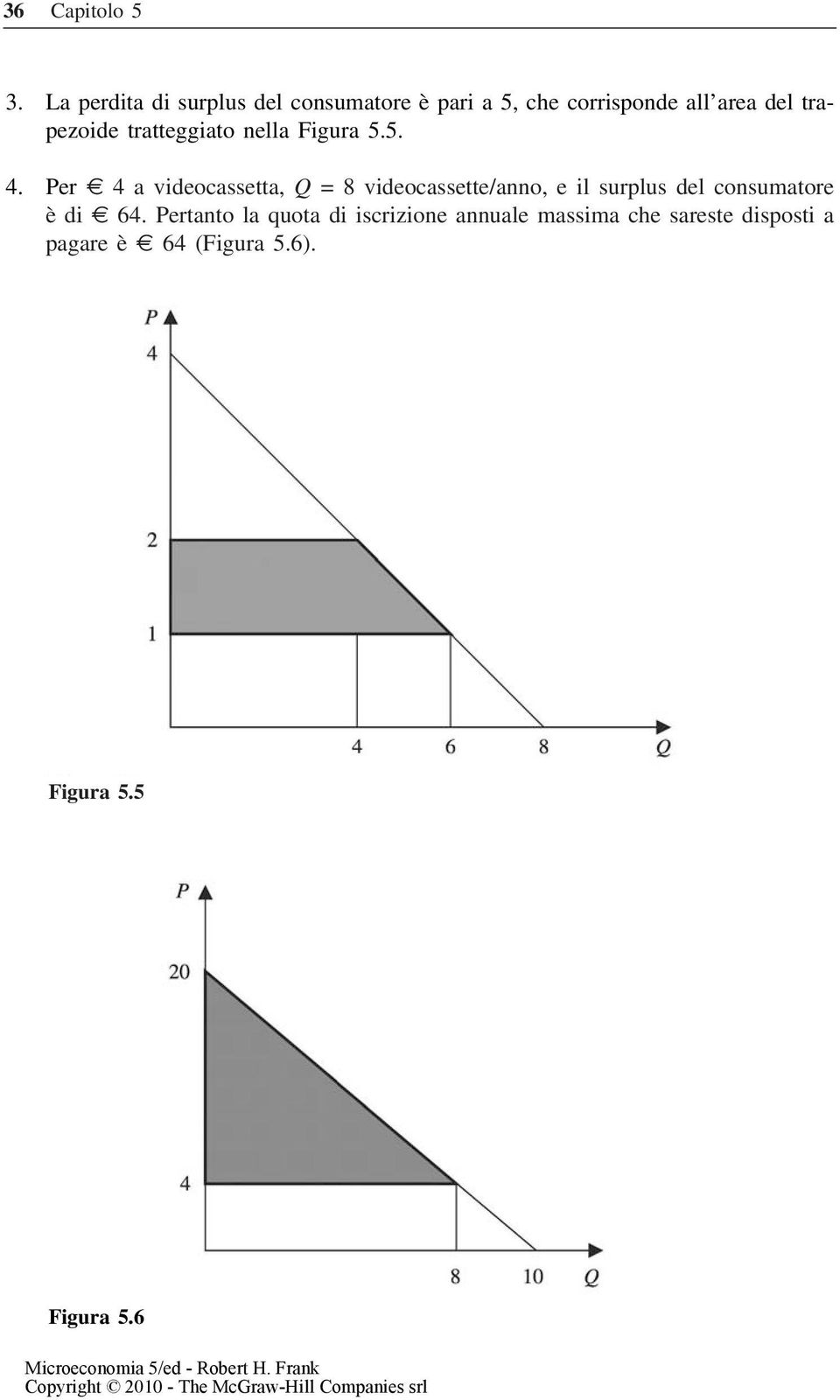 trapezoide tratteggiato nella Figura 5.5. 4.