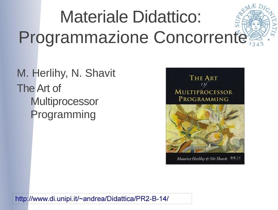 Shavit The Art of Multiprocessor