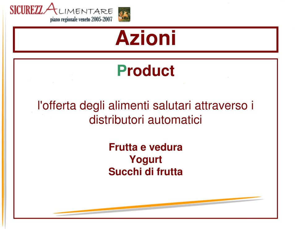 distributori automatici Frutta