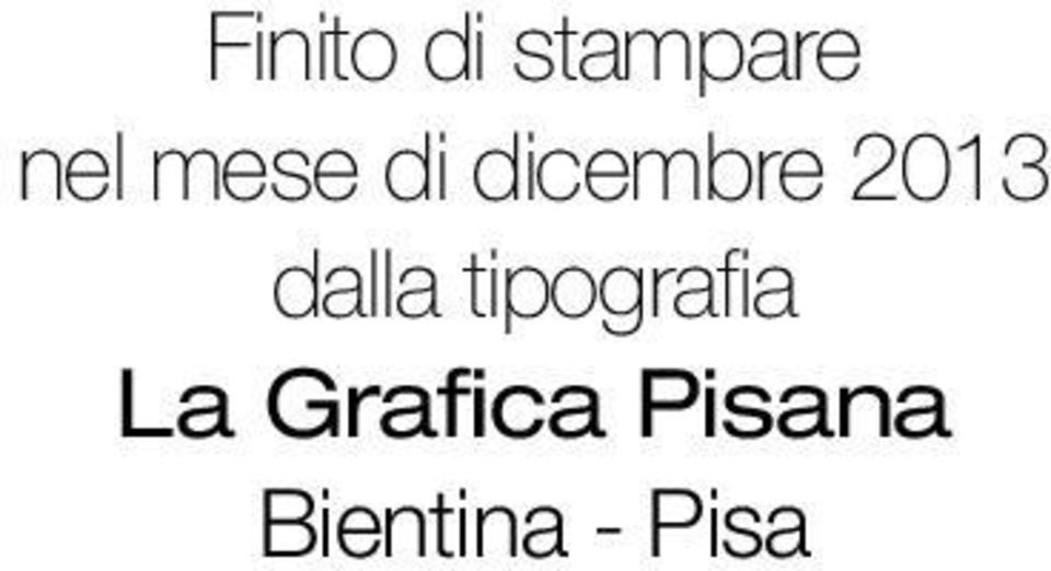 dalla tipografia La