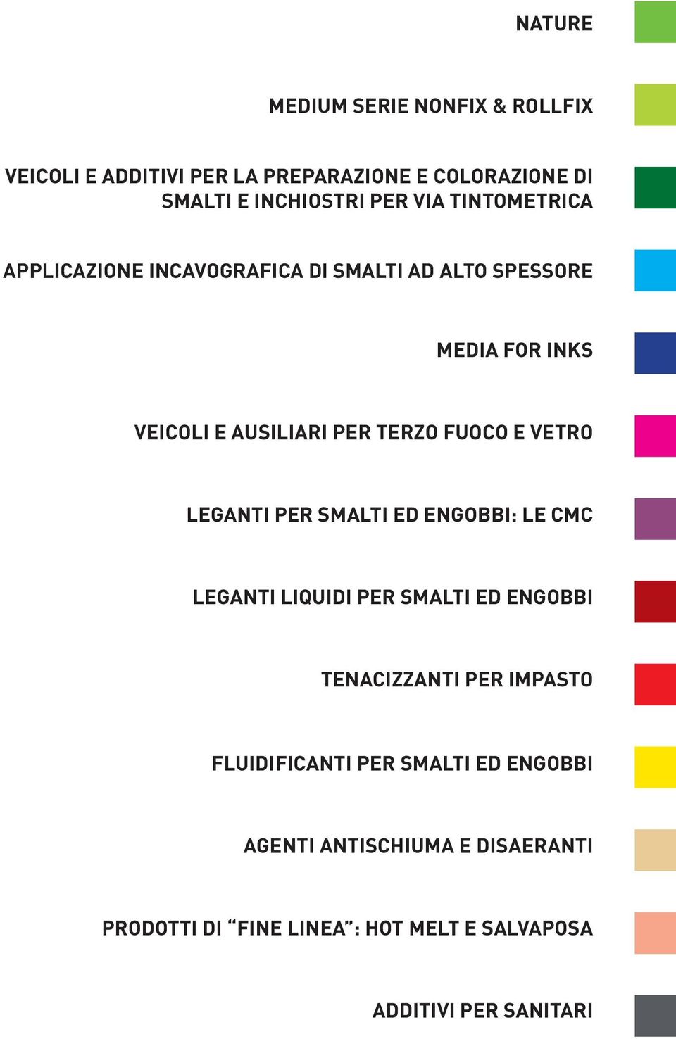 VETRO E VETRO LEGANTI LEGANTI PER PER SMALTI SMALTI ED ENGOBBI: ED ENGOBBI: LE CMC LE CMC LEGANTI LEGANTI LIQUIDI LIQUIDI PER PER SMALTI SMALTI ED ENGOBBI ED ENGOBBI TENACIZZANTI PER PER IMPASTO