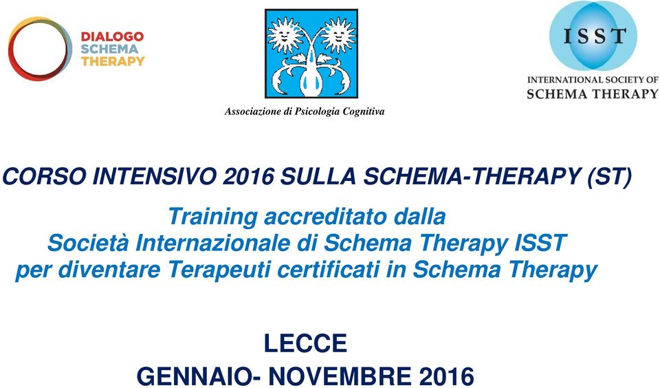 Società Internazionale di Schema Therapy ISST per diventare