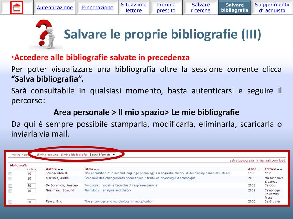 Sarà consultabile in qualsiasi momento, basta autenticarsi e seguire il percorso: Area