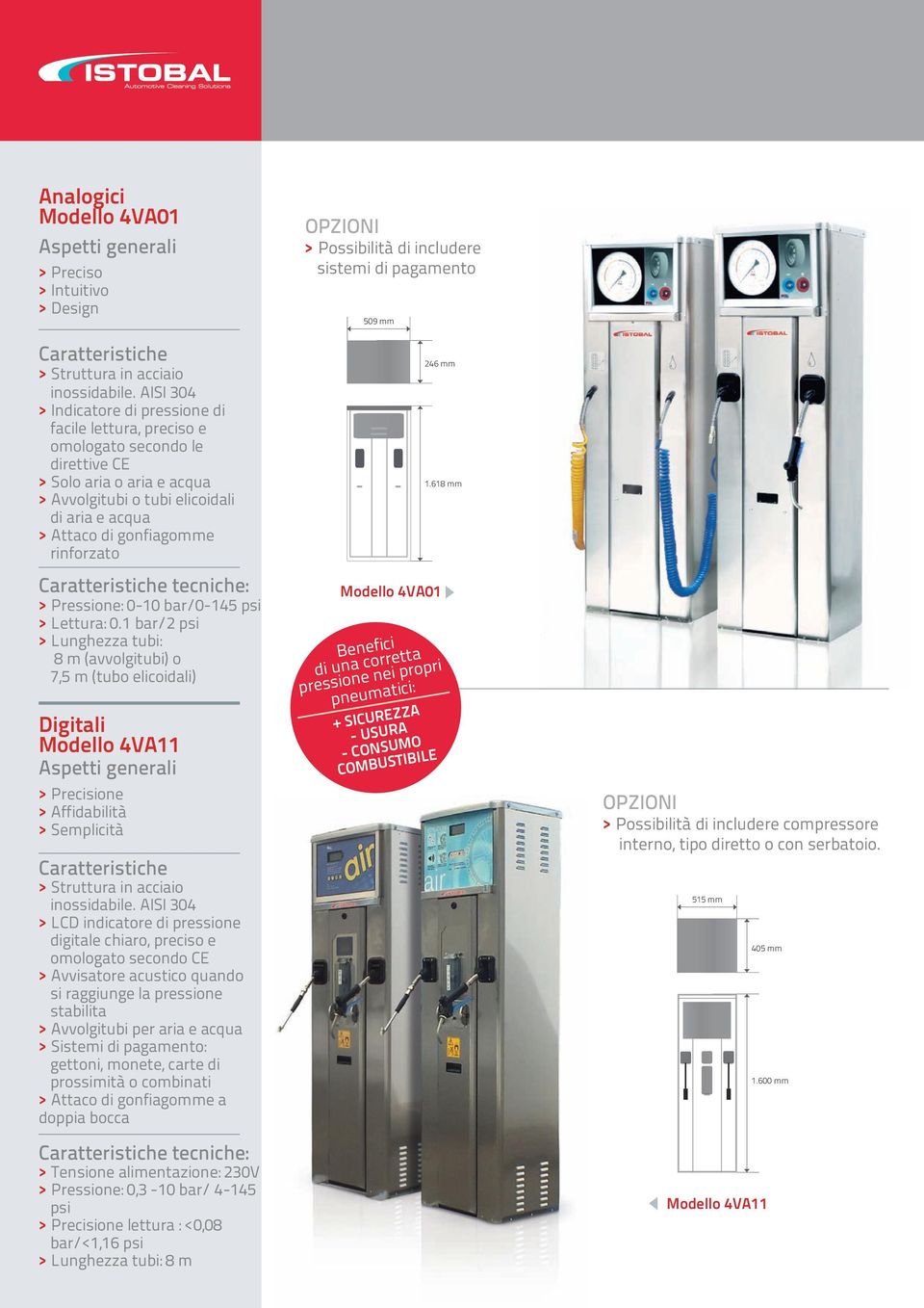 rinforzato Caratteristiche tecniche: > Pressione: 0-10 bar/0-145 psi > Lettura: 0.