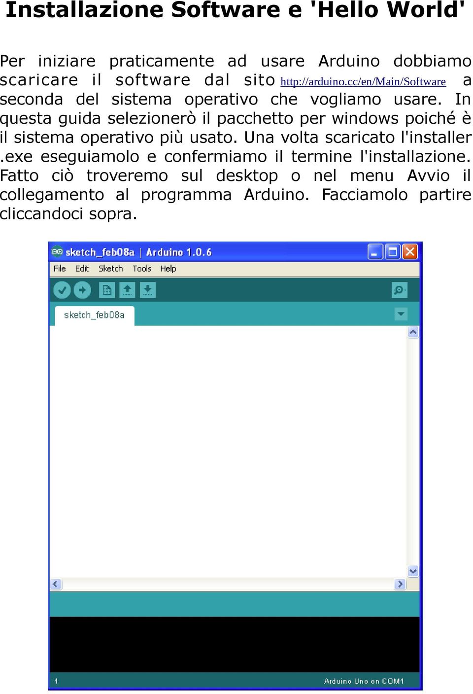 In questa guida selezionerò il pacchetto per windows poiché è il sistema operativo più usato. Una volta scaricato l'installer.