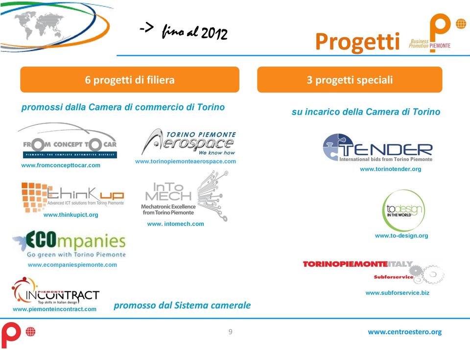 org www.thinkupict.org www. intomech.com www.to-design.org www.ecompaniespiemonte.com www.piemonteincontract.