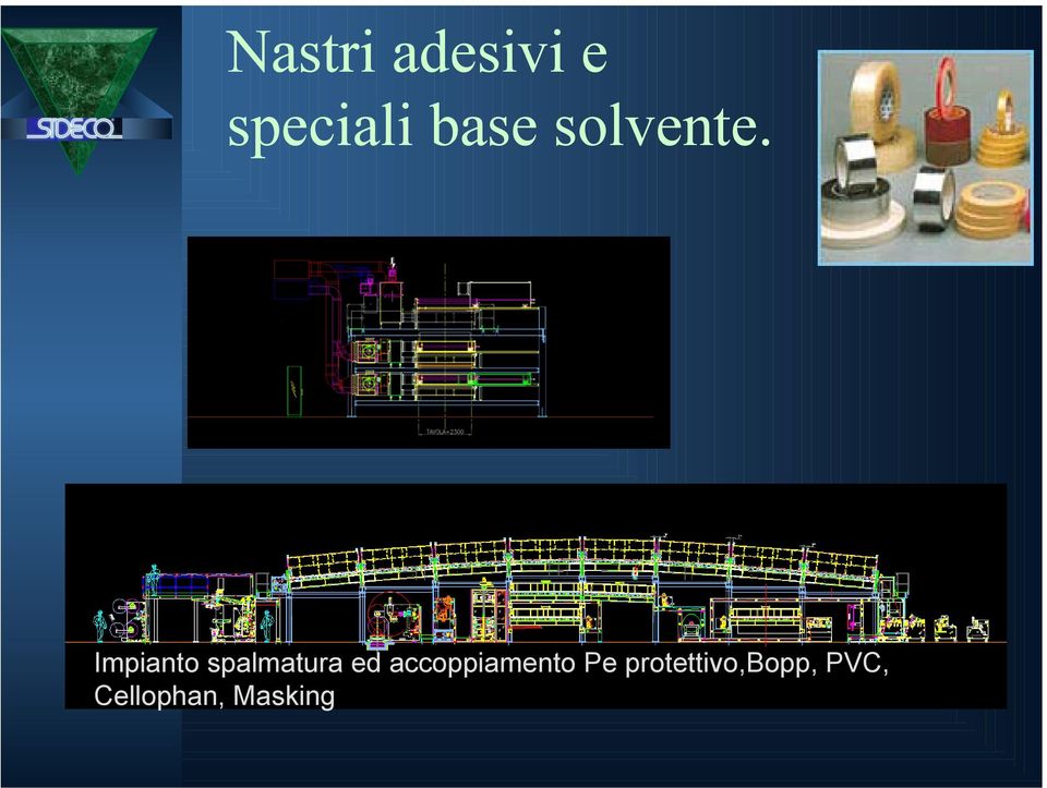 Impianto spalmatura ed