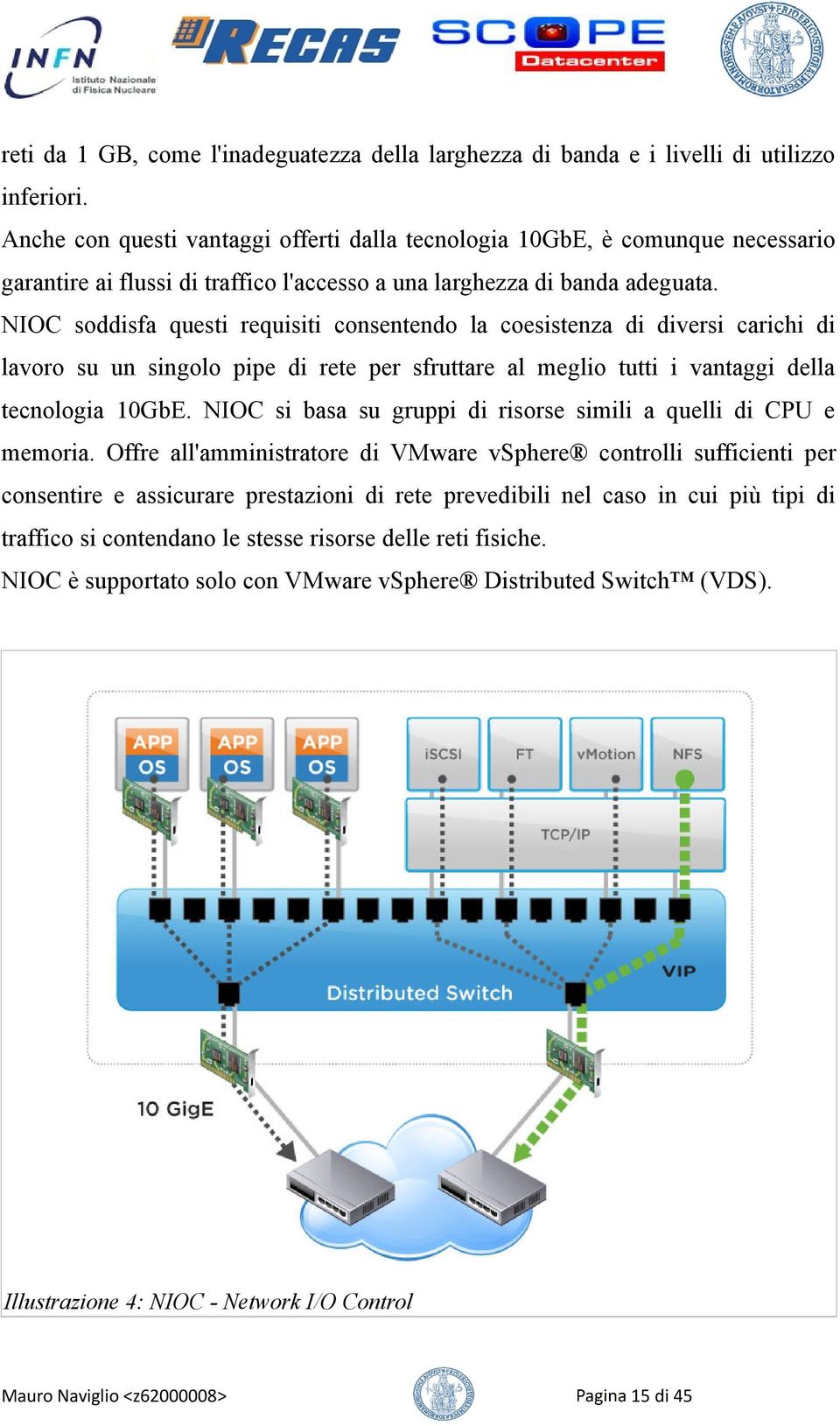 NIOC soddisfa questi requisiti consentendo la coesistenza di diversi carichi di lavoro su un singolo pipe di rete per sfruttare al meglio tutti i vantaggi della tecnologia 10GbE.