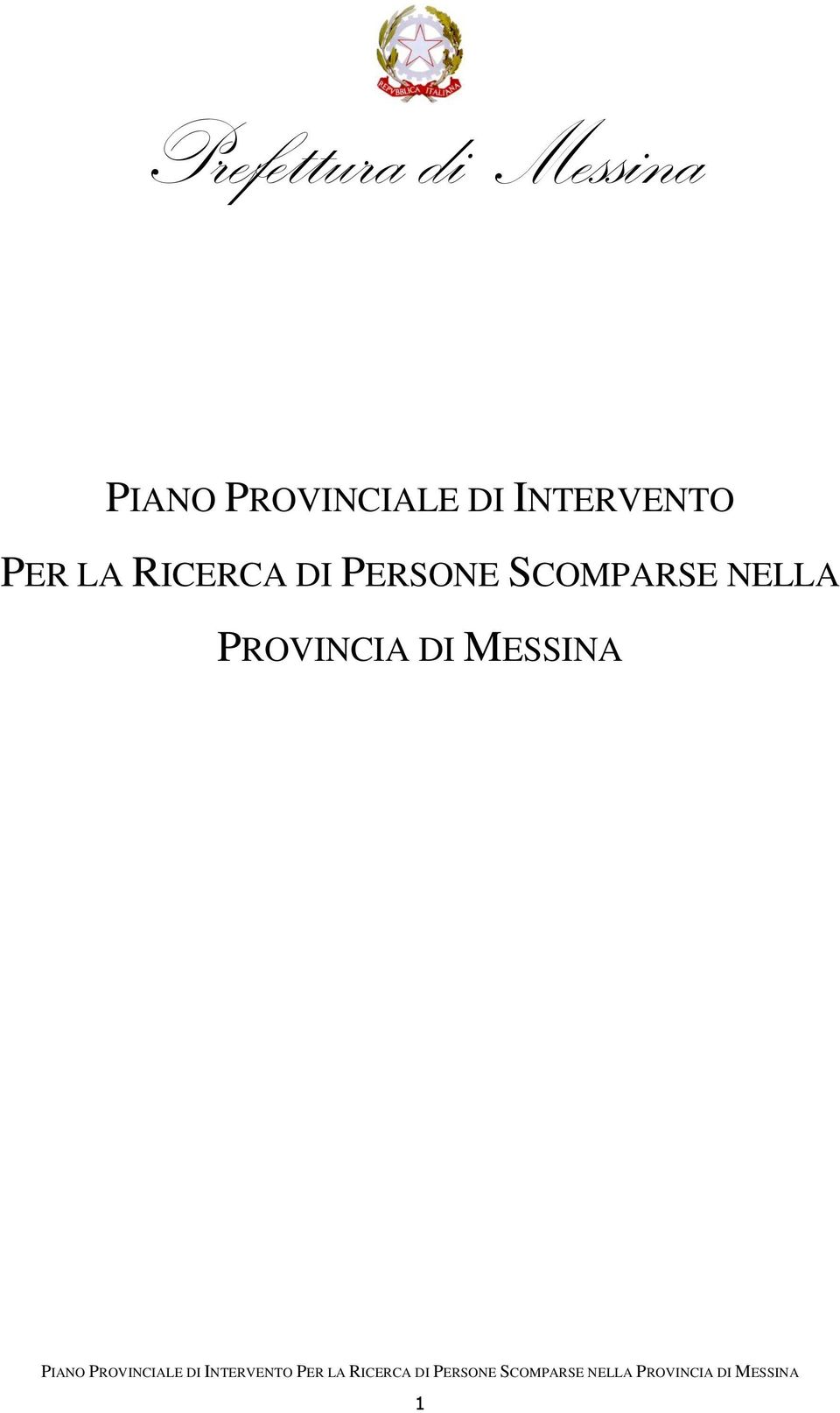 RICERCA DI PERSONE