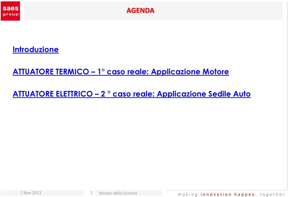 ATTUATORE ELETTRICO 2 caso reale: